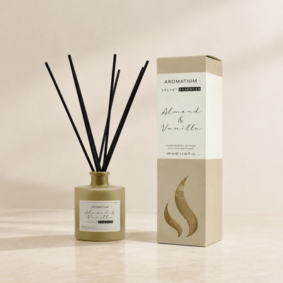 Ambientador Mikado Almond & Vanilla 100 ml | Almendra, Vainilla y Sándalo - Sweet Home