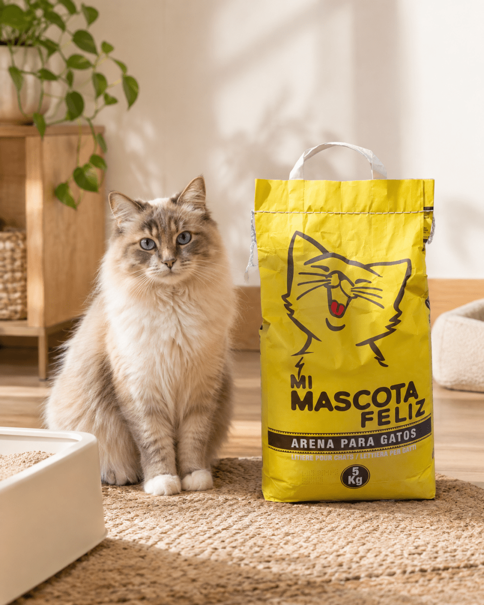 Arena para Gatos Aglomerante – Control de Olores, 100% Natural Arena higiénica para gatos arena - Sweet Home