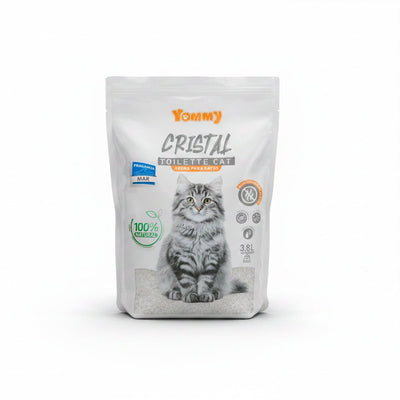 Arena para Gatos de Cristal 3.8L con Fragancia Arena higiénica para gatos arena - Sweet Home