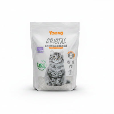 Arena para Gatos de Cristal 3.8L con Fragancia Arena higiénica para gatos arena - Sweet Home