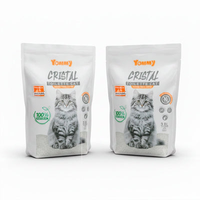 Arena para Gatos de Cristal 3.8L con Fragancia Arena higiénica para gatos arena - Sweet Home