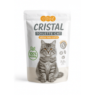 Arena para Gatos de Cristal Antibacterial con Fragancia - Sweet Home