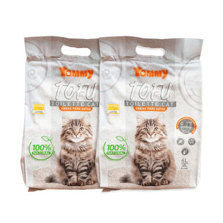 Arena para Gatos Ecológica de Tofu | Biodegradable y Desechable por el Inodoro - Sweet Home