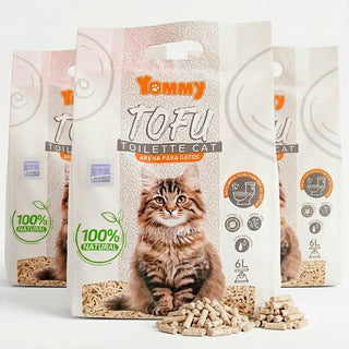 Arena para Gatos Ecológica de Tofu | Biodegradable y Desechable por el Inodoro - Sweet Home