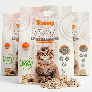 Arena para Gatos Ecológica de Tofu | Biodegradable y Desechable por el Inodoro - Sweet Home