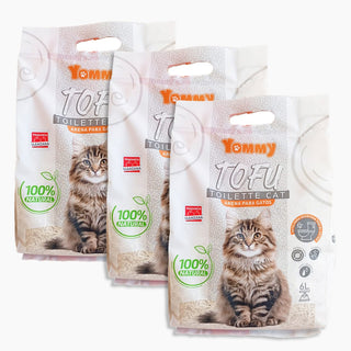 Arena para Gatos Ecológica de Tofu | Biodegradable y Desechable por el Inodoro - Sweet Home
