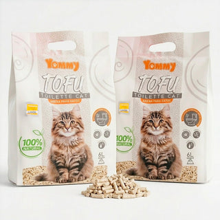 Arena para Gatos Ecológica de Tofu | Biodegradable y Desechable por el Inodoro - Sweet Home