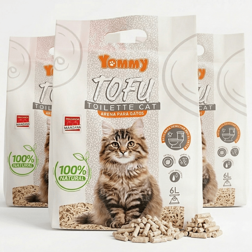Arena para Gatos Ecológica de Tofu | Biodegradable y Desechable por el Inodoro - Sweet Home