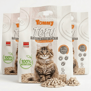 Arena para Gatos Ecológica de Tofu | Biodegradable y Desechable por el Inodoro - Sweet Home