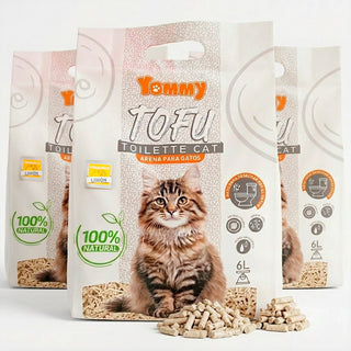 Arena para Gatos Ecológica de Tofu | Biodegradable y Desechable por el Inodoro - Sweet Home