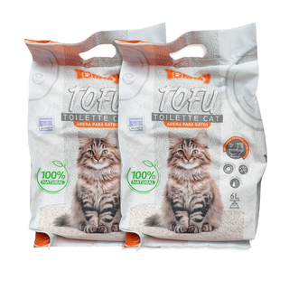 Arena para Gatos Ecológica de Tofu | Biodegradable y Desechable por el Inodoro - Sweet Home