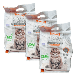 Arena para Gatos Ecológica de Tofu | Biodegradable y Desechable por el Inodoro - Sweet Home
