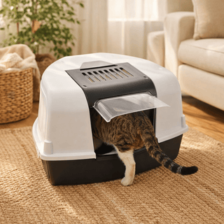 Arenero Inodoro Esquina Para Gatos - Sweet Home