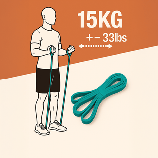 Banda Elástica de Resistencia Fitness 15Kg - Sweet Home