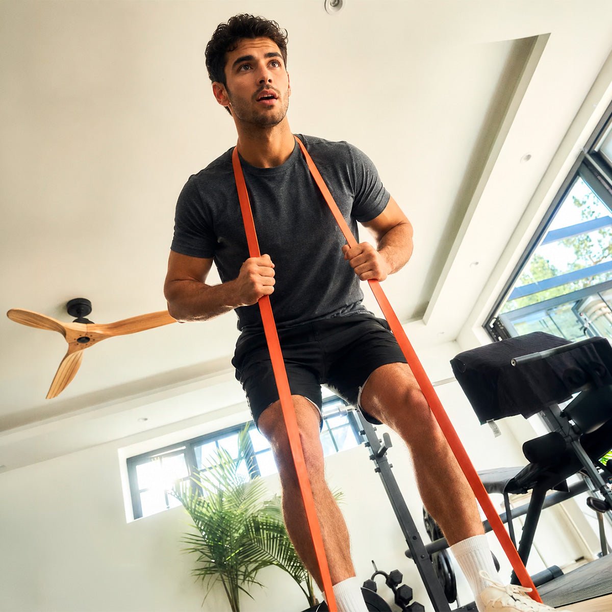Banda Elástica de Resistencia Fitness 35kg Bandas para ejercicios banda de resistencia - Sweet Home