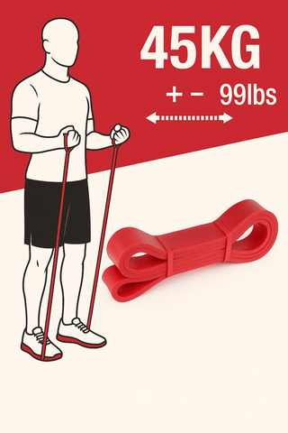 Banda Elástica de Resistencia Fitness 45Kg - Sweet Home