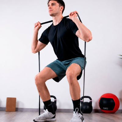 Banda Elástica de Resistencia Fitness 60Kg Bandas para ejercicios banda de resistencia - Sweet Home