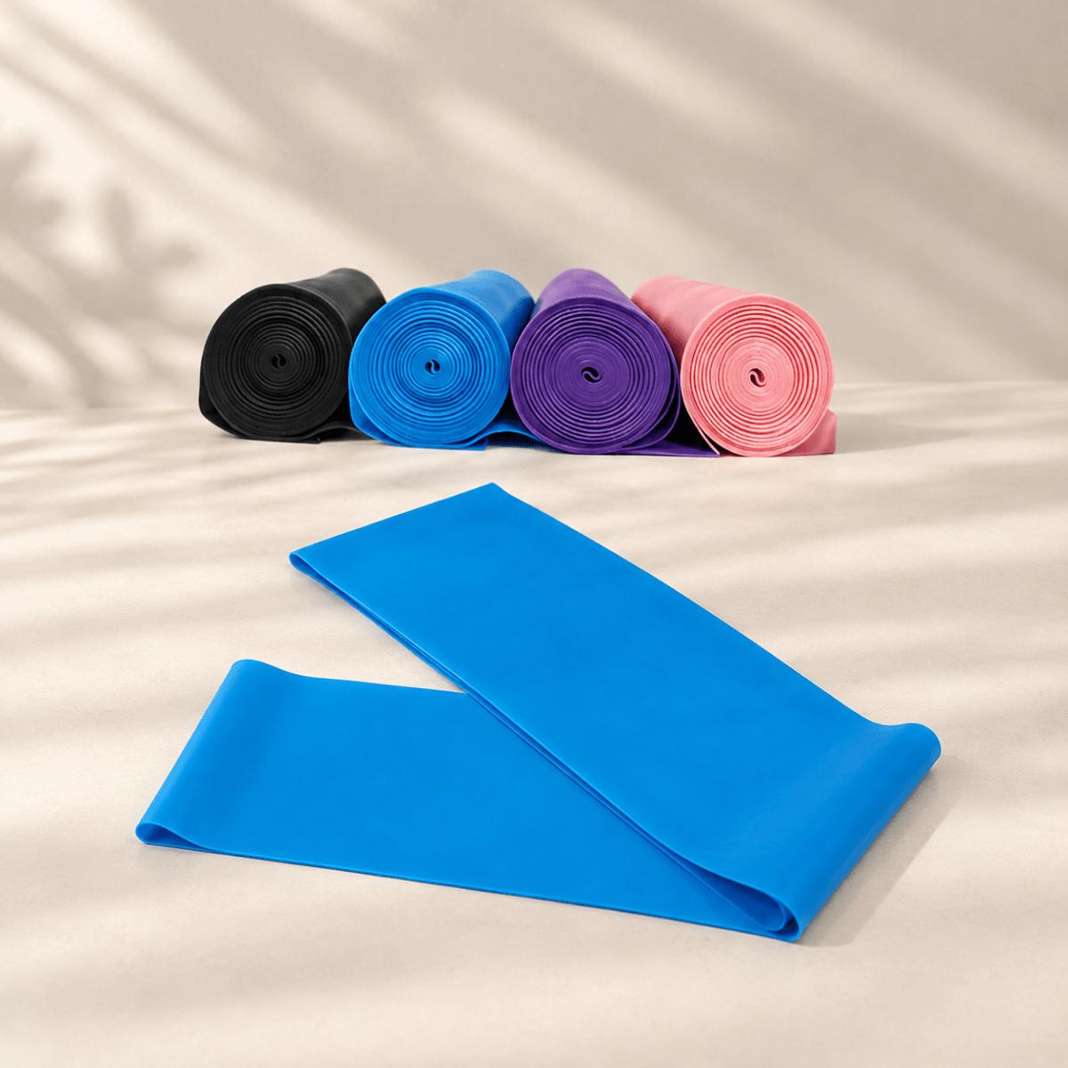 Bandas Elásticas de Resistencia Fitness Yoga y Fisioterapia Bandas para ejercicios banda de resistencia - Sweet Home