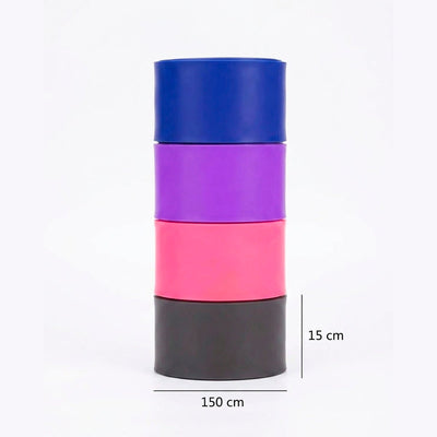 Bandas Elásticas de Resistencia Fitness Yoga y Fisioterapia Bandas para ejercicios banda de resistencia - Sweet Home