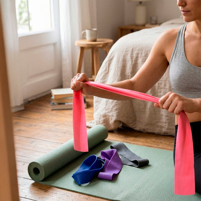 Bandas Elásticas de Resistencia Fitness Yoga y Fisioterapia