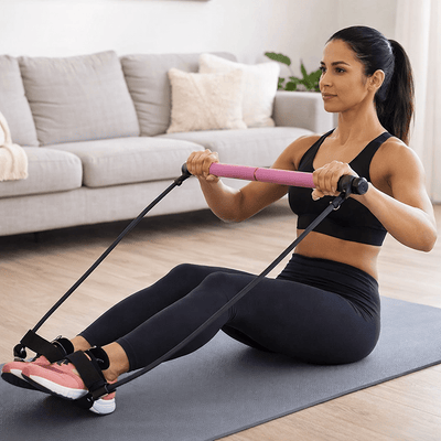 Barra de Pilates Portátil Multifuncional para Yoga, Estiramientos y Sentadillas - Sweet Home