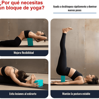 Bloque de Espuma: Soporte Suave para Yoga y Pilates - Sweet Home