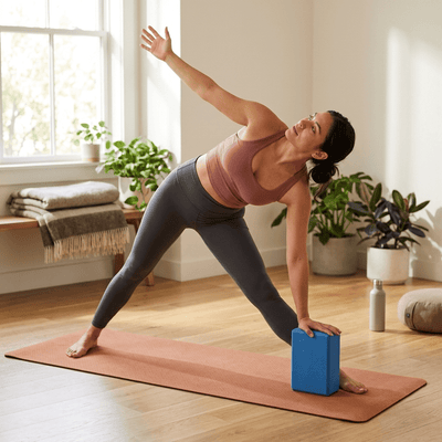 Bloque de Yoga y Pilates de Espuma EVA | Ligero, Antideslizante y Ergonómico Bloques para yoga y pilates Deporte - Sweet Home
