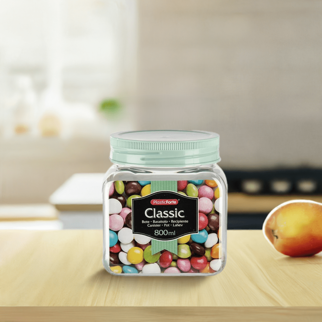 Bote Classic Cuadrado 800ml - Sweet Home