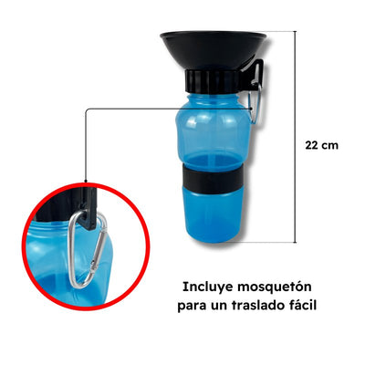 Botella de Agua Portátil Para Mascotas - Sweet Home