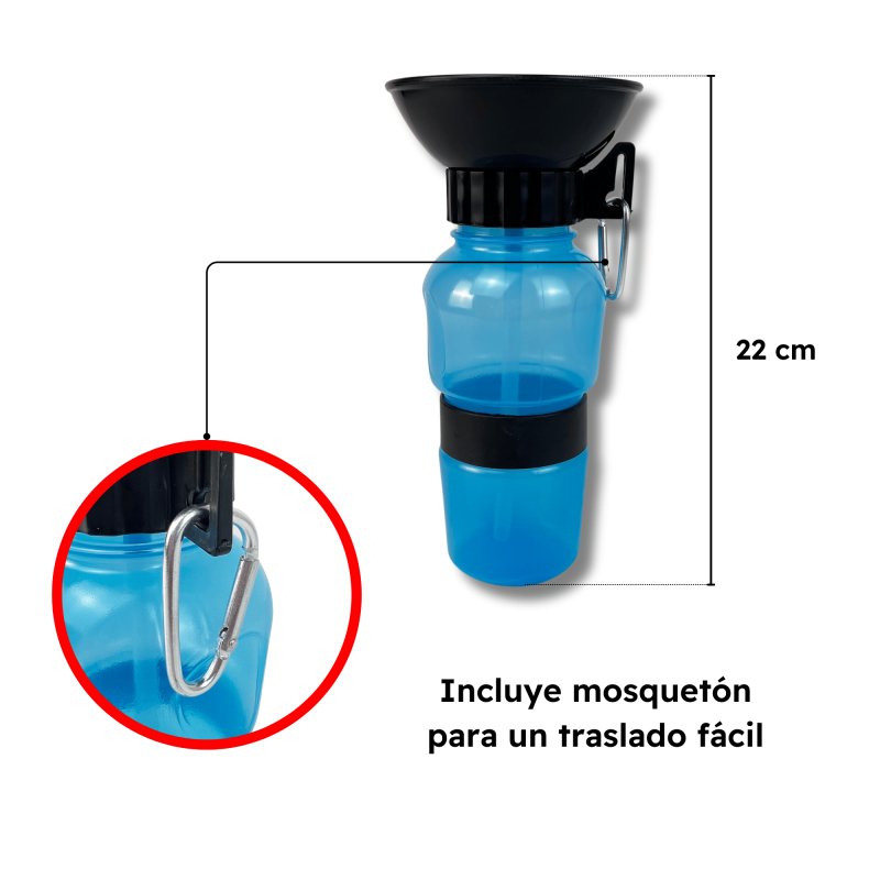 Botella de Agua Portátil Para Mascotas - Sweet Home