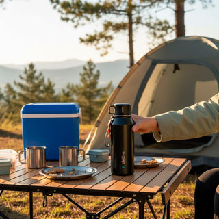 Botella Térmica 1.2L Antifugas: Hidratación Extrema con Asa y Dosificador - Sweet Home