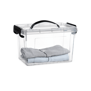 Caja de Almacenaje 5.7L Plastic Forte con Tapa y Asa - Sweet Home