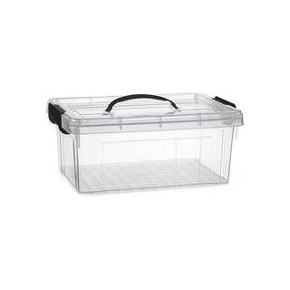 Caja de Almacenaje 8.5L Plastic Forte con Tapa y Asa - Sweet Home