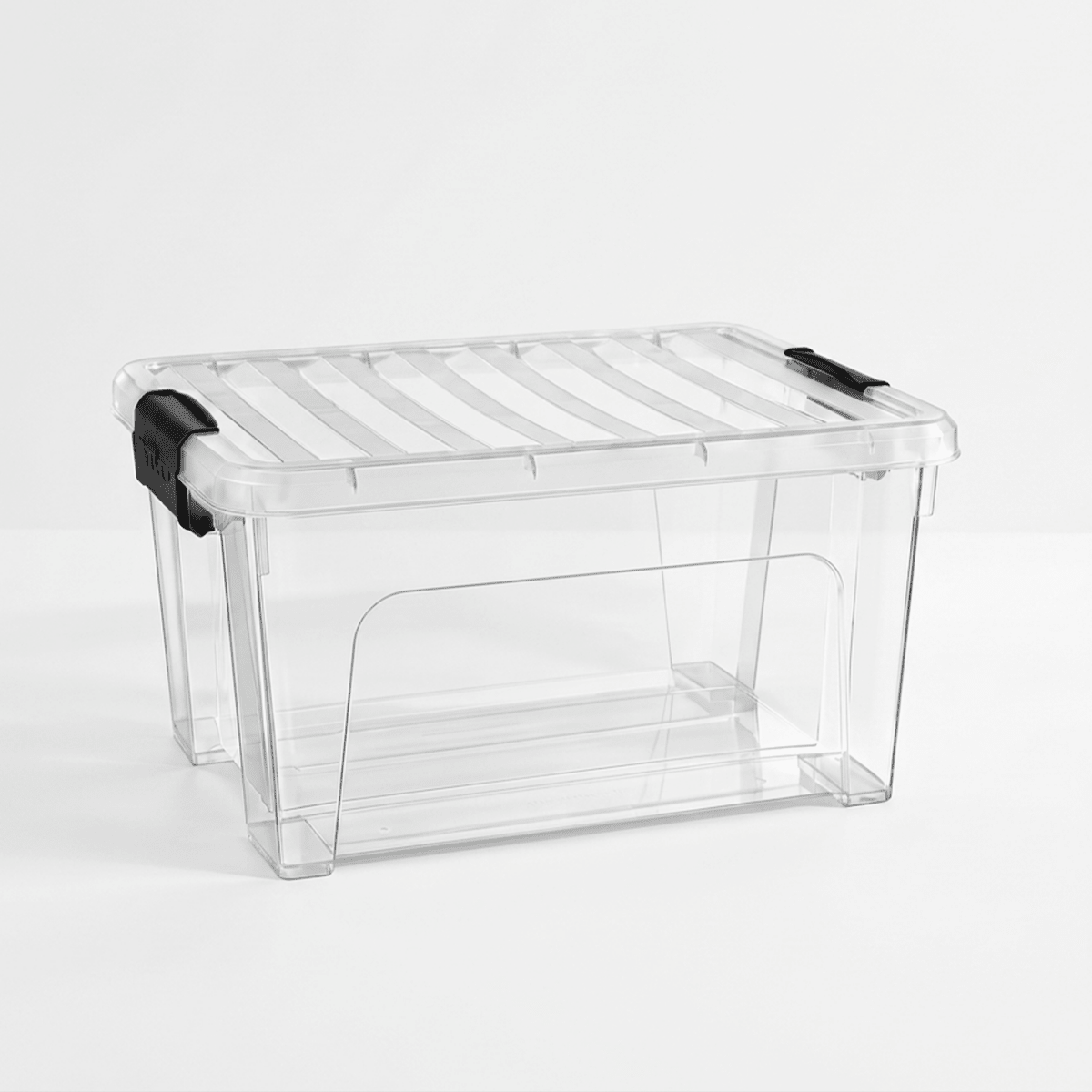 Caja de Almacenaje Klip 16.6L Plastic Forte con Tapa Cajas de plástico almacenaje Caja con Tapa - Sweet Home