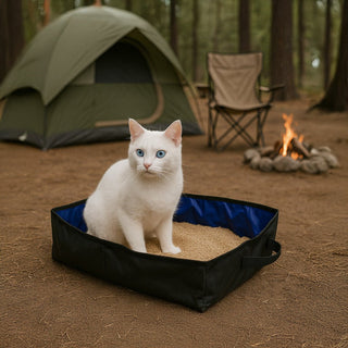 Caja de Arena Transportable para Gatos – Plegable - Sweet Home