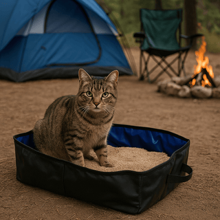 Caja de Arena Transportable para Gatos – Plegable - Sweet Home