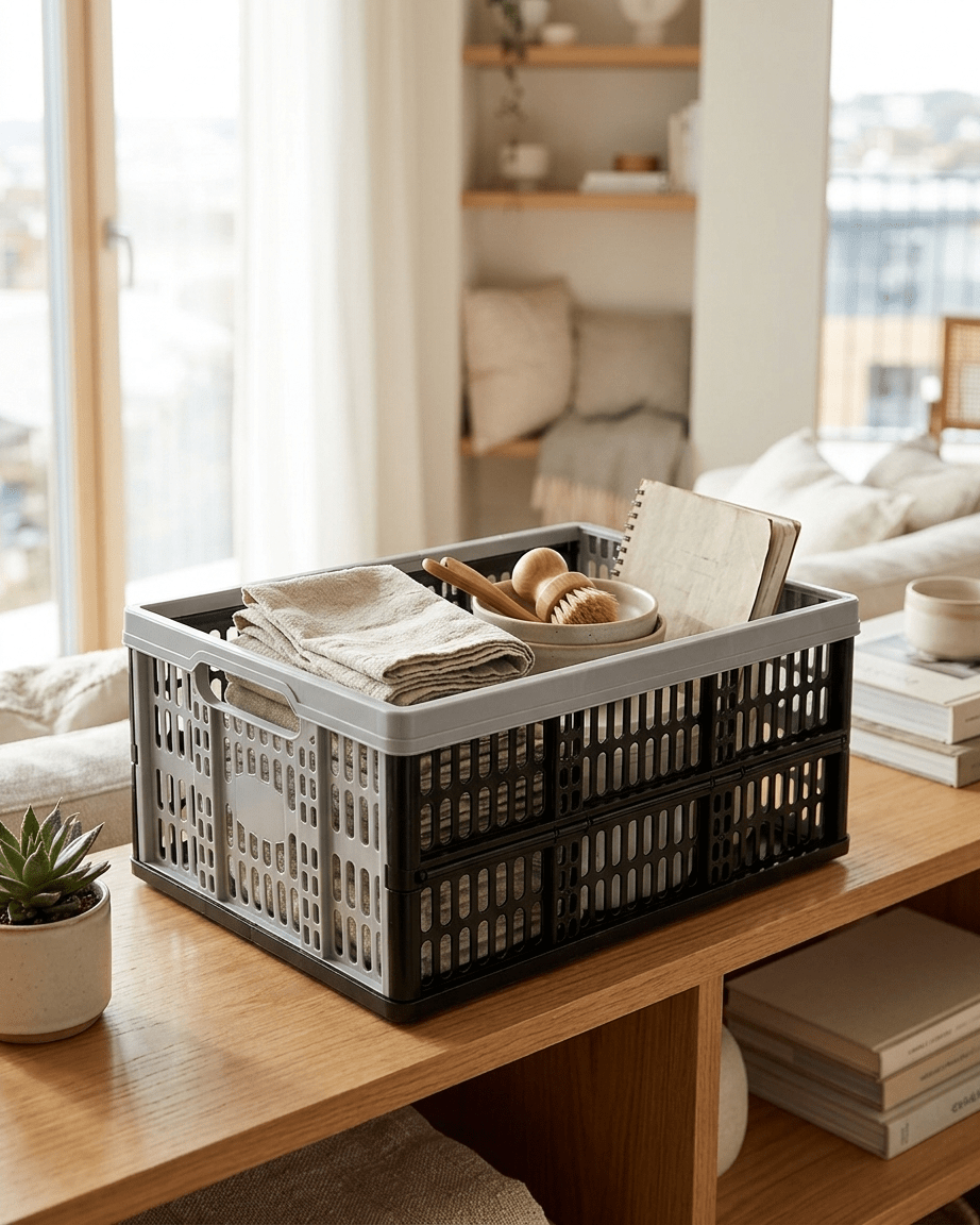 Caja Plegable Organizadora 32 L | 48 x 35 x 23 cm caja - Sweet Home
