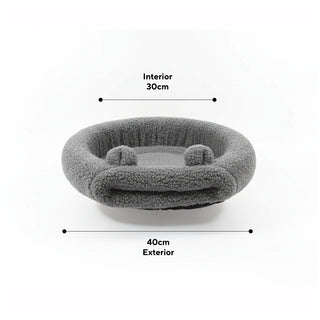Cama Cuna para Perros Gris | Confort Ortopédico y Lavable - Sweet Home