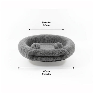 Cama Cuna para Perros Gris | Confort Ortopédico y Lavable