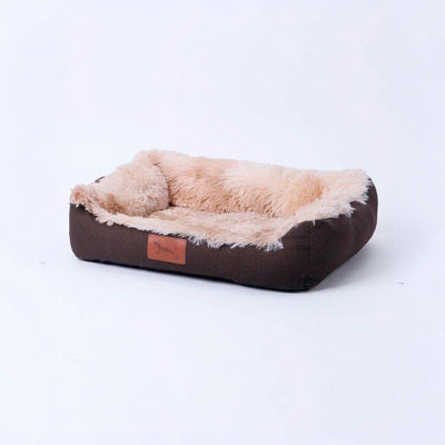 Cama Antiestrés de Felpa para Perros y Gatos | Suave y Lavable Cama de viaje - Sweet Home