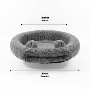 Cama Cuna para Perros Gris | Confort Ortopédico y Lavable - Sweet Home - Sweet Home