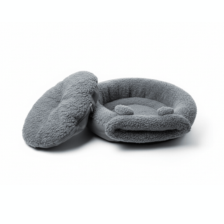 Cama Cuna para Perros Gris | Confort Ortopédico y Lavable - Sweet Home - Sweet Home