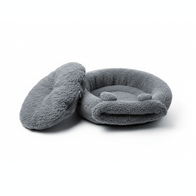 Cama Cuna para Perros Gris | Confort Ortopédico y Lavable - Sweet Home - Sweet Home