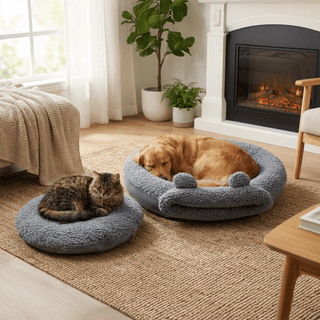 Cama Cuna para Perros Gris | Confort Ortopédico y Lavable - Sweet Home - Sweet Home