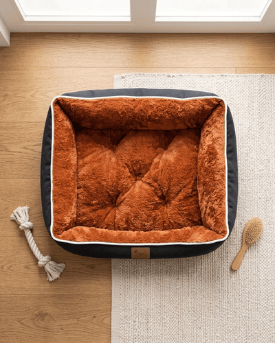 Cama Cuna para Perros Naranja y Negra - Resistente y Lavable (3 Tamaños) Camas para perros ama - Sweet Home