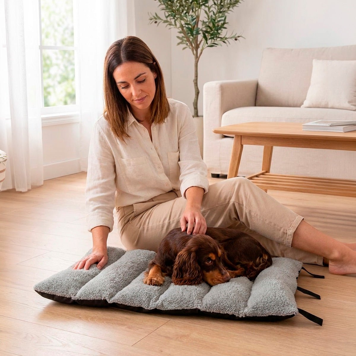 Cama de viaje para perros 80x50 cm - ligera, plegable y cómoda Camas para perros cama de viaje - Sweet Home