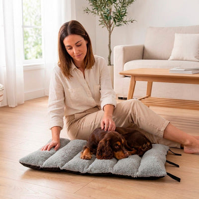 Cama de viaje para perros 80x50 cm - ligera, plegable y cómoda Camas para perros cama de viaje - Sweet Home