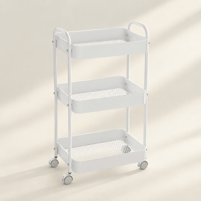 Carro de Almacenamiento de 3 Niveles con Ruedas – Organizador Multiusos para Cocina Organizadores de cocina decoración de hogar - Sweet Home