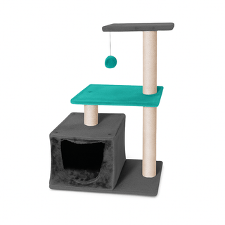 Casa Rascador Árbol para Gatos | Zona de Juego y Descanso - Sweet Home