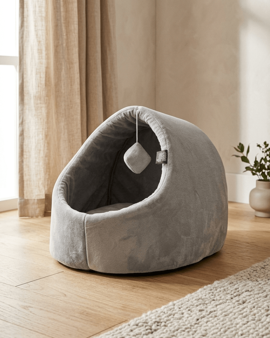 Casita de fieltro para gato con juguete Camas Accesorio para gatos - Sweet Home